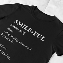 Load image into Gallery viewer, Smileful definition black short sleeve t-shirt