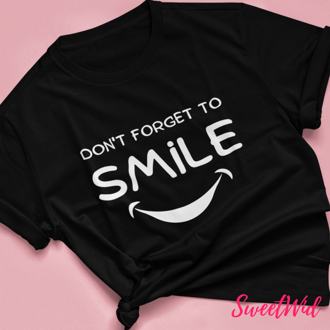 Adult Smile Short Sleeve T-shirt