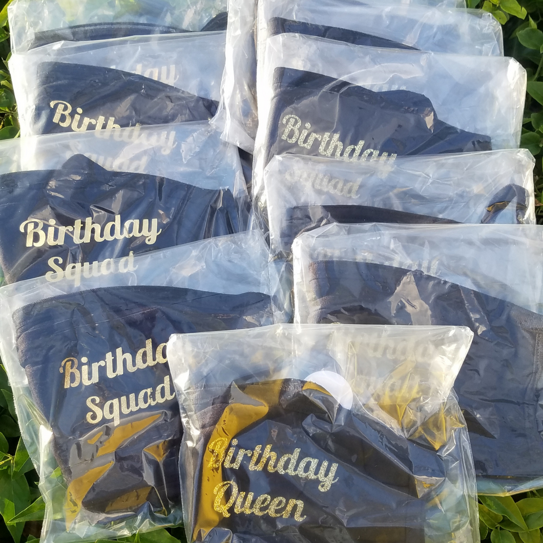 Birthday Squad Mask