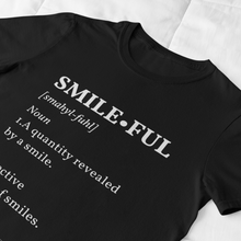 Load image into Gallery viewer, Smileful definition black short sleeve t-shirt
